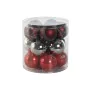 Boules de Noël Home ESPRIT Rouge Argenté Polyéthylène 21,5 x 21,5 x 22,5 cm (15 Pièces) de Home ESPRIT, Noël - Réf : S3058677...