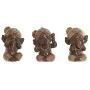 Figura Decorativa Home ESPRIT Laranja Coral Lima Resina Oriental 7,5 x 6,5 x 9 cm (3 Unidades) de Home ESPRIT, Adornos - Ref:...