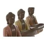 Decorative Figure Home ESPRIT Orange Coral Lime Resin Buddha Oriental 19,5 x 16 x 25,5 cm (3 Units) by Home ESPRIT, Ornaments...