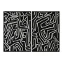 Cuadro Home ESPRIT Blanco Negro Moderno 83 x 4 x 123 cm (2 Unidades) de Home ESPRIT, Impresiones sobre lienzo - Ref: S3058723...