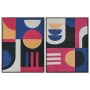 Painting Home ESPRIT Blue Black Modern Urban 63 x 3 x 83 cm (2 Units) by Home ESPRIT, Prints on Canvas - Ref: S3058740, Price...