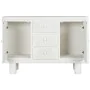 Aparador Home ESPRIT Branco Abeto Madeira MDF 120 x 38 x 80 cm de Home ESPRIT, Armários e aparadores - Ref: S3058752, Preço: ...