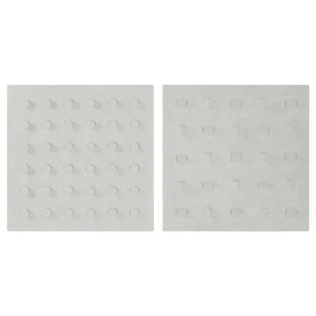 Decoração de Parede Home ESPRIT Branco Madeira MDF Moderno 80 x 6,5 x 80 cm de Home ESPRIT, Adornos - Ref: S3058761, Preço: 1...