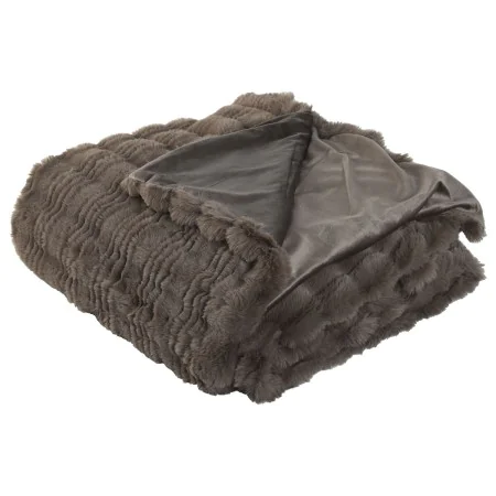 Coperta Home ESPRIT Marrone 220 x 240 x 1 cm di Home ESPRIT, Coperte e copriletti - Rif: S3058777, Prezzo: 71,50 €, Sconto: %