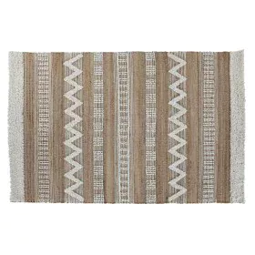 Alfombra Home ESPRIT Blanco Marrón Boho 160 x 230 x 1 cm de Home ESPRIT, Alfombras - Ref: S3058812, Precio: 163,51 €, Descuen...