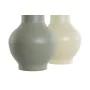 Vaso Home ESPRIT Verde Creme Metal 20 x 20 x 34,5 cm (2 Unidades) de Home ESPRIT, Jarrões - Ref: S3058829, Preço: 41,68 €, De...