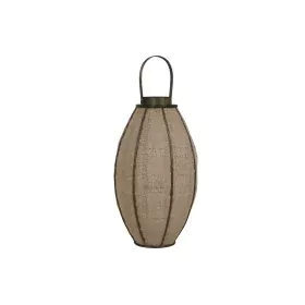 Portavelas Home ESPRIT Natural Yute Bambú 34 x 34 x 60 cm de Home ESPRIT, Candelabros y portavelas - Ref: S3058852, Precio: 4...