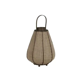 Candleholder Home ESPRIT Natural Jute Bamboo 36 x 36 x 48,5 cm by Home ESPRIT, Candelabras and candle holders - Ref: S3058859...