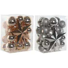 Boules de Noël Home ESPRIT Doré PVC 20 x 13 x 26 cm (2 Unités) de Home ESPRIT, Noël - Réf : S3058872, Prix : 23,39 €, Remise : %