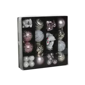 Bolas de Navidad Home ESPRIT Rosa PVC 25 x 6 x 25 cm de Home ESPRIT, Navidad - Ref: S3058873, Precio: 8,57 €, Descuento: %