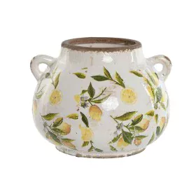 Vase Home ESPRIT Jaune Blanc Marron Grès Citron 21 x 20 x 16 cm de Home ESPRIT, Vases - Réf : S3058890, Prix : 17,29 €, Remis...