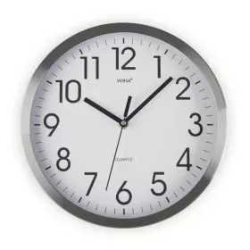 Wall Clock Versa Aluminium (4,1 x 35 x 35 cm) (35 x 35 x 4 cm) by Versa, Wall Clocks - Ref: S3400736, Price: 21,19 €, Discoun...