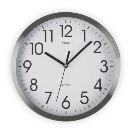 Horloge Murale Versa Aluminium (4,1 x 35 x 35 cm) (35 x 35 x 4 cm) de Versa, Pendules murales - Réf : S3400736, Prix : 19,07 ...