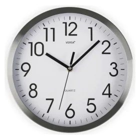 Horloge Murale Versa Aluminium (4,1 x 20 x 20 cm) de Versa, Pendules murales - Réf : S3402429, Prix : 12,33 €, Remise : %