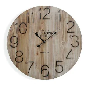 Wall Clock Old Town Wood (4,5 x 58 x 58 cm) by Versa, Wall Clocks - Ref: S3402543, Price: 30,30 €, Discount: %