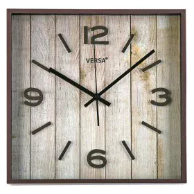 Reloj de Pared Versa Marrón Plástico Escandinavo/Nórdico 4,1 x 28 x 28 cm de Versa, Relojes de pared - Ref: S3402573, Precio:...