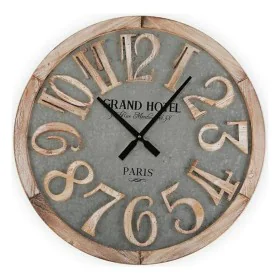 Horloge Murale Versa 21110026 Métal Bois MDF 5 x 60 x 60 cm Marron Gris de Versa, Pendules murales - Réf : S3403862, Prix : 4...