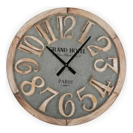 Reloj de Pared Versa 21110026 Metal Madera MDF 5 x 60 x 60 cm Marrón Gris de Versa, Relojes de pared - Ref: S3403862, Precio:...