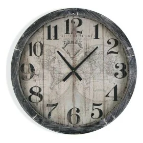 Reloj de Pared Versa Map World Madera MDF (6,5 x 76,5 x 76,5 cm) de Versa, Relojes de pared - Ref: S3403997, Precio: 66,53 €,...