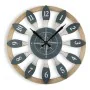 Horloge Murale Versa BIG-S3404163 Bois MDF (60 x 4,5 x 60 cm) de Versa, Pendules murales - Réf : S3404163, Prix : 37,92 €, Re...