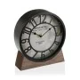 Table clock Versa Black MDF Wood (20 x 20 x 6 cm) (Ø 20 cm) by Versa, Desk & Shelf Clocks - Ref: S3404239, Price: 21,19 €, Di...