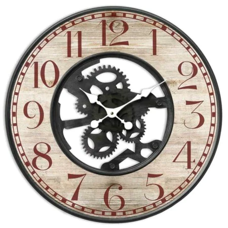 Horloge Murale Industry (59 cm) Métal de Versa, Pendules murales - Réf : S3405357, Prix : 43,46 €, Remise : %