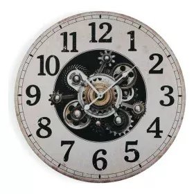 Horloge Murale Versa Bois (3 x 58 x 58 cm) de Versa, Pendules murales - Réf : S3405377, Prix : 21,19 €, Remise : %