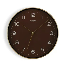 Orologio da Parete Versa Dorato Marrone PU (30,5 x 4,3 x 30,5 cm) di Versa, Orologi da parete - Rif: S3408204, Prezzo: 11,56 ...