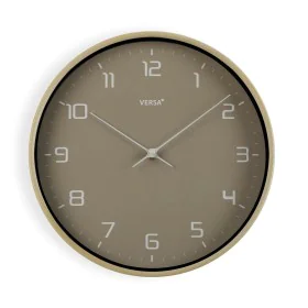 Horloge Murale Versa Gris Bois 30,5 x 4,3 x 30,5 cm Quartz Polyuréthane de Versa, Pendules murales - Réf : S3408206, Prix : 1...