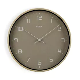 Reloj de Pared Versa Gris Madera 30,5 x 4,3 x 30,5 cm Cuarzo Poliuretano de Versa, Relojes de pared - Ref: S3408206, Precio: ...