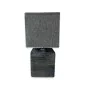 Lâmpada de mesa Versa Cubo Black Preto Cerâmica Ø 13 x 32 cm de Versa, Candeeiros de mesa e de cabeceira - Ref: S3408919, Pre...