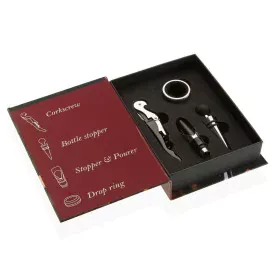 Set di Accessori per il Vino Versa Legno 4 x 22 x 16,5 cm Libro di Versa, Set di accessori da vino - Rif: S3409421, Prezzo: 8...