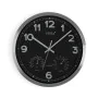 Horloge Murale Versa Noir Aluminium (4 x 30 x 30 cm) de Versa, Pendules murales - Réf : S3410143, Prix : 17,70 €, Remise : %