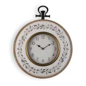 Horloge Murale Versa Volets Métal Bois MDF 50 x 6,5 x 40 cm de Versa, Pendules murales - Réf : S3410711, Prix : 36,36 €, Remi...