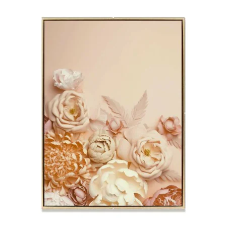 Canvas Versa Flowers 3 x 60 x 45 cm by Versa, Prints on Canvas - Ref: S3412510, Price: 13,89 €, Discount: %