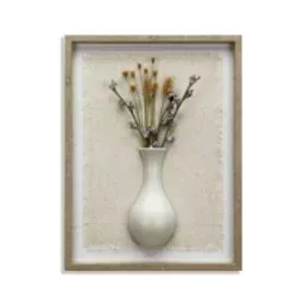 Canvas Versa Flowers Vase 6 x 30 x 40 cm by Versa, Prints on Canvas - Ref: S3412521, Price: 16,31 €, Discount: %