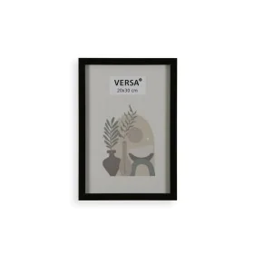 Photo frame Versa Black MDF Wood Vintage 1,2 x 32 x 22 cm by Versa, Table and wall frames - Ref: S3412812, Price: 4,48 €, Dis...