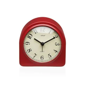 Orologio da Tavolo Versa Luxa Rosso Plastica 5,8 x 10 x 10 cm di Versa, Orologi da scrivania e da scaffale - Rif: S3412938, P...