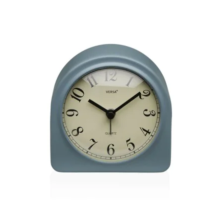 Horloge de table Versa Luxa Bleu Plastique 5,8 x 10 x 10 cm de Versa, Pendulettes de bureau - Réf : S3412939, Prix : 9,61 €, ...