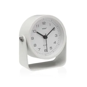 Horloge de table Versa Alura Blanc Plastique 4,1 x 10 x 10 cm de Versa, Pendulettes de bureau - Réf : S3412945, Prix : 7,83 €...