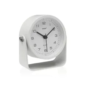 Horloge de table Versa Alura Blanc Plastique 4,1 x 10 x 10 cm de Versa, Pendulettes de bureau - Réf : S3412945, Prix : 7,04 €...