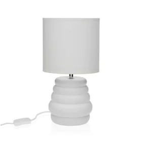 Desk lamp Versa White Ceramic 40 W 17 x 32,2 cm by Versa, Bedside and Table Lamps - Ref: S3412964, Price: 19,66 €, Discount: %