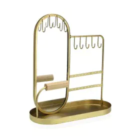 Jewellery Stand Versa Golden Metal 10 x 26 x 22,5 cm by Versa, Wardrobe Jewellery Organisers - Ref: S3412970, Price: 10,77 €,...