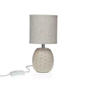 Desk lamp Versa Vera Ceramic 13 x 27,5 x 10 cm by Versa, Bedside and Table Lamps - Ref: S3413027, Price: 10,36 €, Discount: %