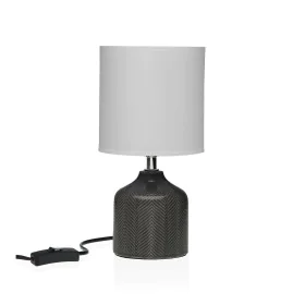 Desk lamp Versa Miracle Grey Ceramic 14 x 28 x 10 cm by Versa, Bedside and Table Lamps - Ref: S3413034, Price: 10,78 €, Disco...