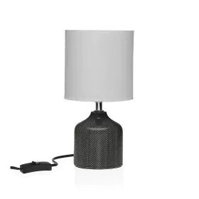 Lampe de bureau Versa Miracle Gris Céramique 14 x 28 x 10 cm de Versa, Lampes de chevet - Réf : S3413034, Prix : 10,36 €, Rem...