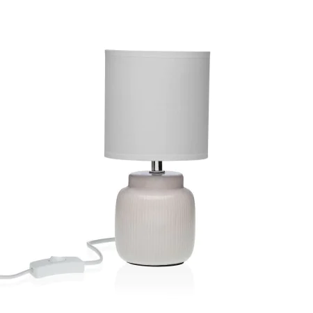 Desk lamp Versa Vesta White Ceramic 13 x 26 x 10 cm by Versa, Bedside and Table Lamps - Ref: S3413037, Price: 10,78 €, Discou...