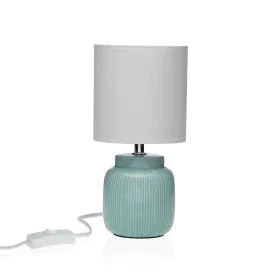 Desk lamp Versa Vesta Green Ceramic 13 x 26 x 10 cm by Versa, Bedside and Table Lamps - Ref: S3413039, Price: 10,36 €, Discou...