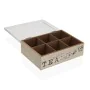 Caixa para Infusões Versa Madeira MDF 18 x 7,5 x 24 cm Bloemen de Versa, Arrumação para chá e café - Ref: S3413097, Preço: 10...