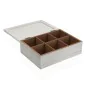 Boîte pour infusions Versa Blanc Bois MDF 18 x 7,5 x 24 cm Fleurs de Versa, Stockage du thé et du café - Réf : S3413102, Prix...